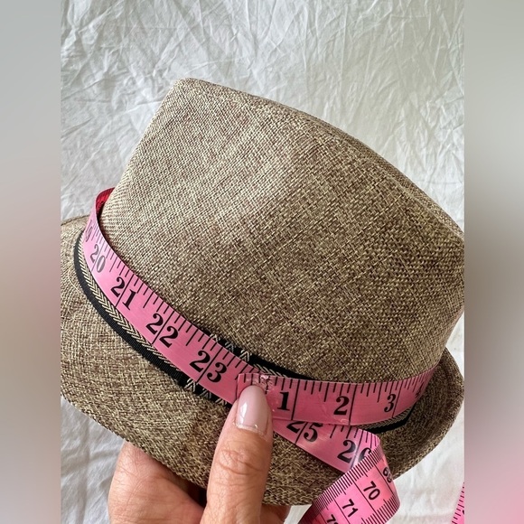 STETSON | Traveler Beige Fedora Hat Size Band Measurement Approximate 22” - Picture 9 of 9